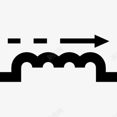 电路电感器变量电子电路电子学图标图标