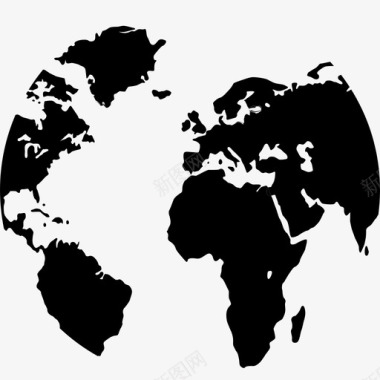 世界地图png地球行星世界图标图标