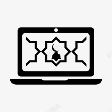 壁纸封面笔记本电脑祈祷时间穆斯林图标图标