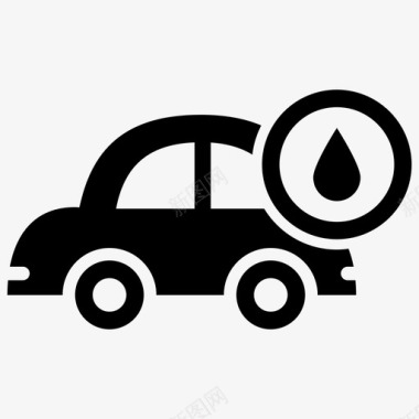 翻新汽车用油换油汽车图标图标