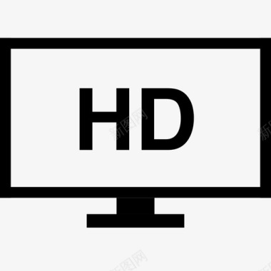 高清PNG电视图像分辨率图标图标