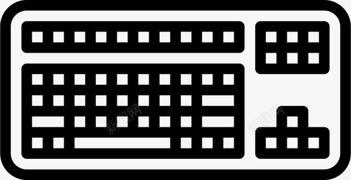 透明键盘键盘类型技术图标图标