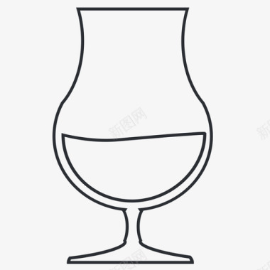郁金香杯饮料比利时图标图标