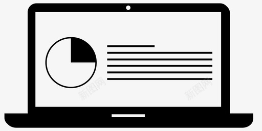 饼苹图表分析计算机图标图标