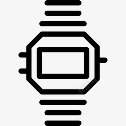 表带形状手表秒形状图标高清图片