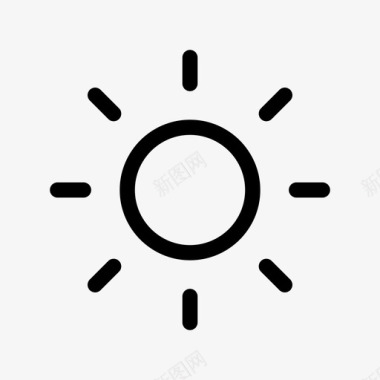 太阳城市阳光图标图标
