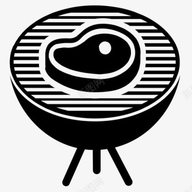 涮肉烧烤肉餐图标图标