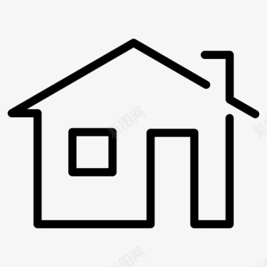 房子家生活空间图标图标