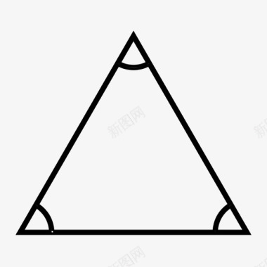 等边三角形提示主题图标图标