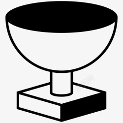 金杯标志奖杯奖品高脚杯图标高清图片