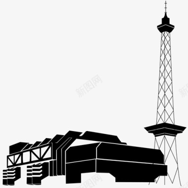 柏林国际商会德国德国建筑图标图标