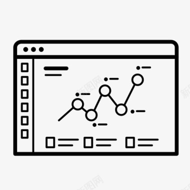 仪容仪表仪表板线框网页图标图标