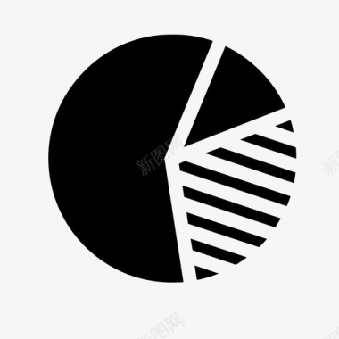 报表数据分析饼图统计报表图标图标