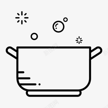 煎饼锅烹饪常规仪式图标图标