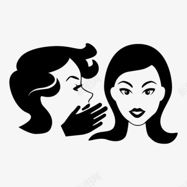 八卦五行八卦谣言耳语图标图标