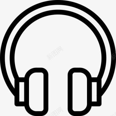 耳机音乐复古图标图标