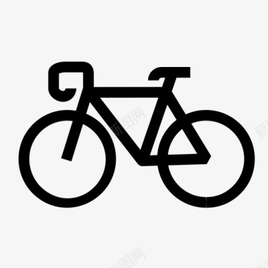 通勤自行车旅游速度图标图标