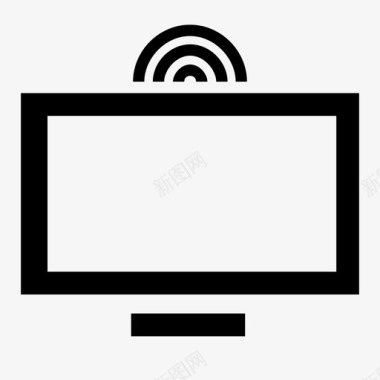 电视wifi手表电视屏幕图标图标