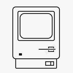 苹果公司产品macintosh 128k苹果电脑苹果公司图标高清图片