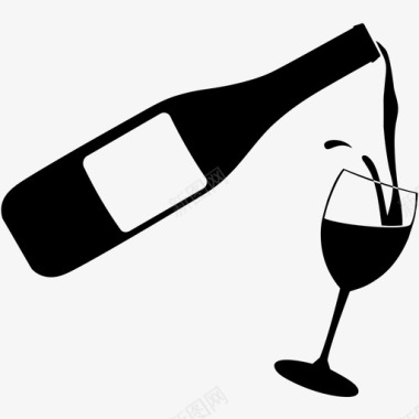 烈酒酒壶葡萄酒喝葡萄酒红酒图标图标