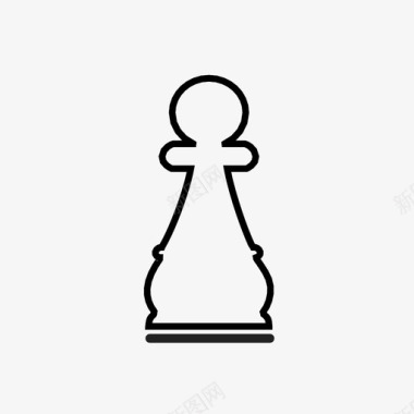 方格子棋子棋子战略图标图标