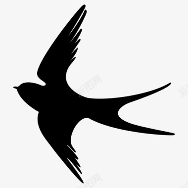燕子图片燕子敏捷自然图标图标