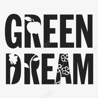 绿色梦想暴击图标图标