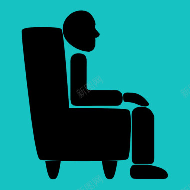 坐坐椅子家具图标图标
