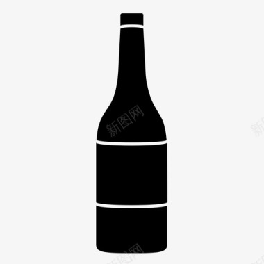 酒瓶成熟聚会图标图标