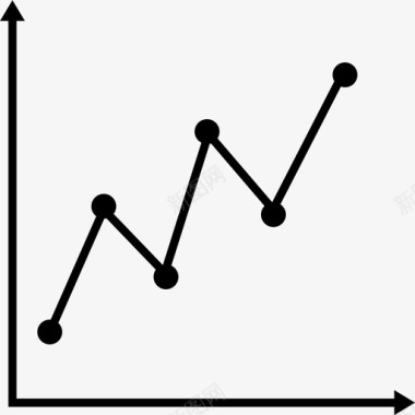 智能手机与信息图表图表向上统计图标图标