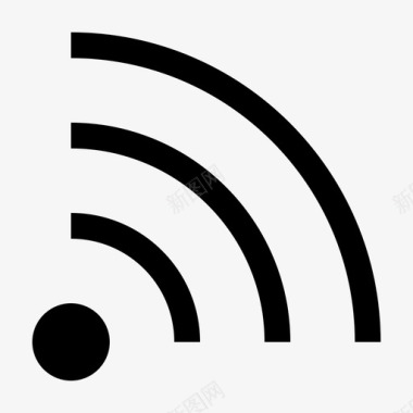 WIFI网络rss连接源图标图标