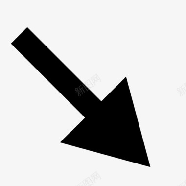 彩绘音符右下箭头锐音符填充图标图标