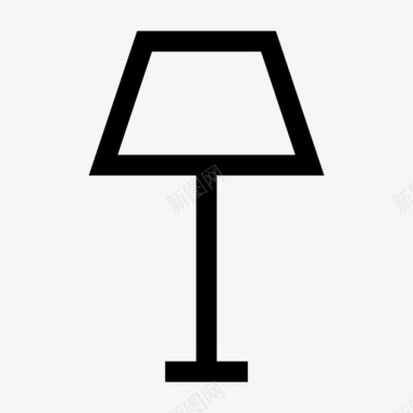 家具和家居灯具台灯落地灯图标图标
