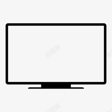 电视大屏幕电子图标图标