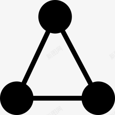 风筝节插图分子固体图标符号图标