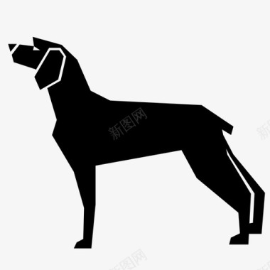 狗宠物狗哺乳动物图标图标