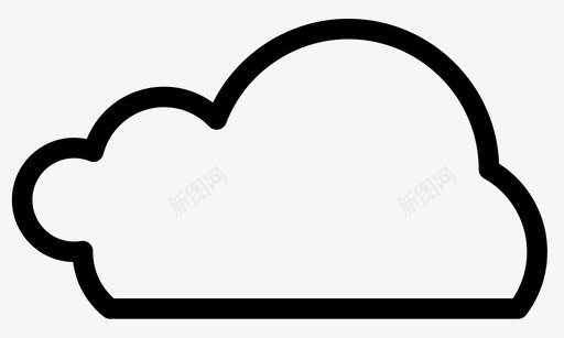 白云天空免扣云天空天气图标图标