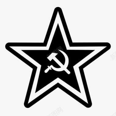 镰刀锤子和镰刀陆军苏联图标图标
