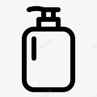 瓶装化妆品液体肥皂洗涤剂软肥皂图标图标