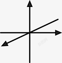 Y形状交叉路口三维轴y轴x轴图标高清图片