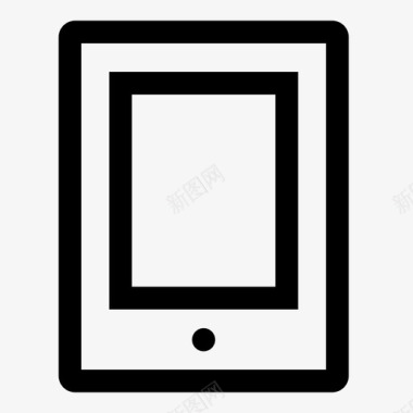 界面交互平板电脑交互式设备ipad图标图标