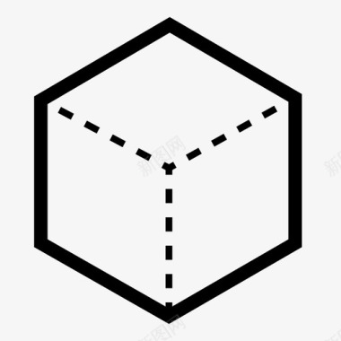 几何体绚丽背景立方体三维长方体图标图标