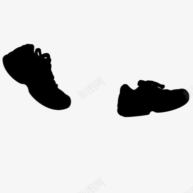 跑步计步器散步锻炼脚图标图标
