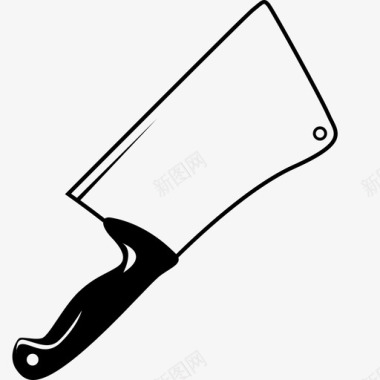 烹饪刀切割刀具图标图标