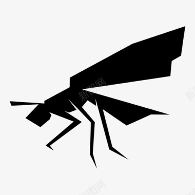 昆虫设计苍蝇黄蜂天空图标图标