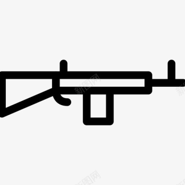插图步枪武器标志图标图标