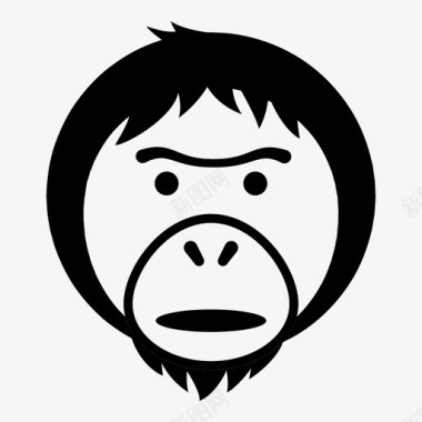 红毛猩猩图标图标