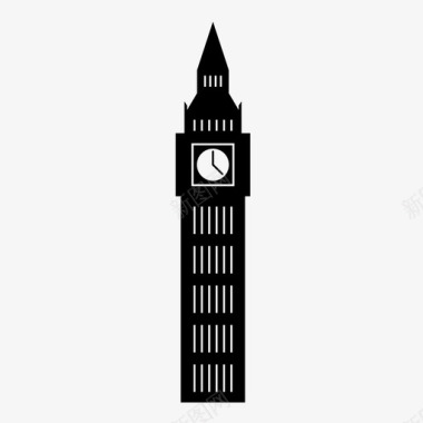 英国大本钟大本钟塔楼纪念碑图标图标