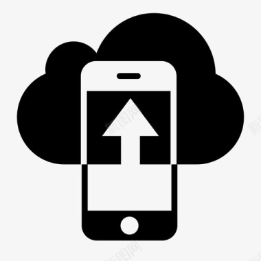 云传输云上传上传到云从手机上传图标图标