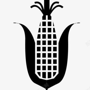 玉米玉米秸秆玉米田图标图标